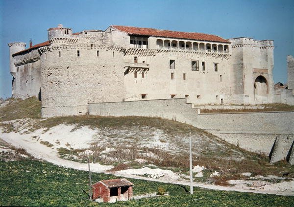 Ansicht der Burg von Spanish School