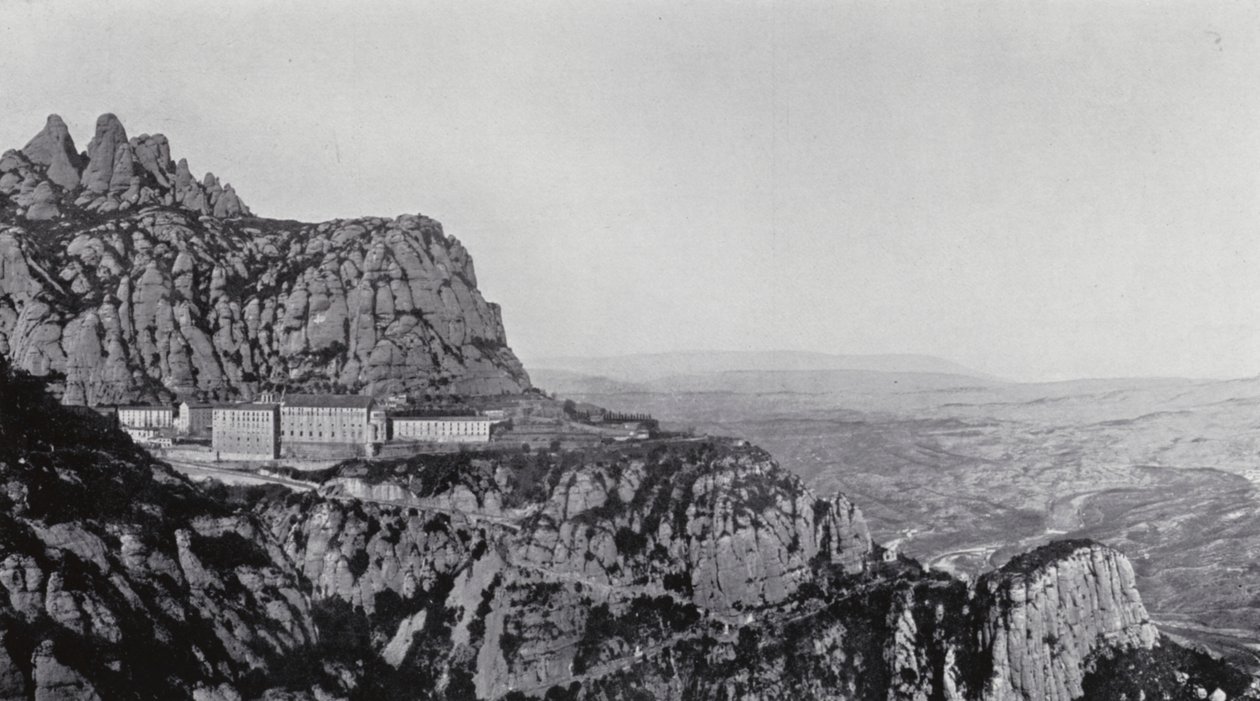 Gesamtansicht von Montserrat von Spanish Photographer