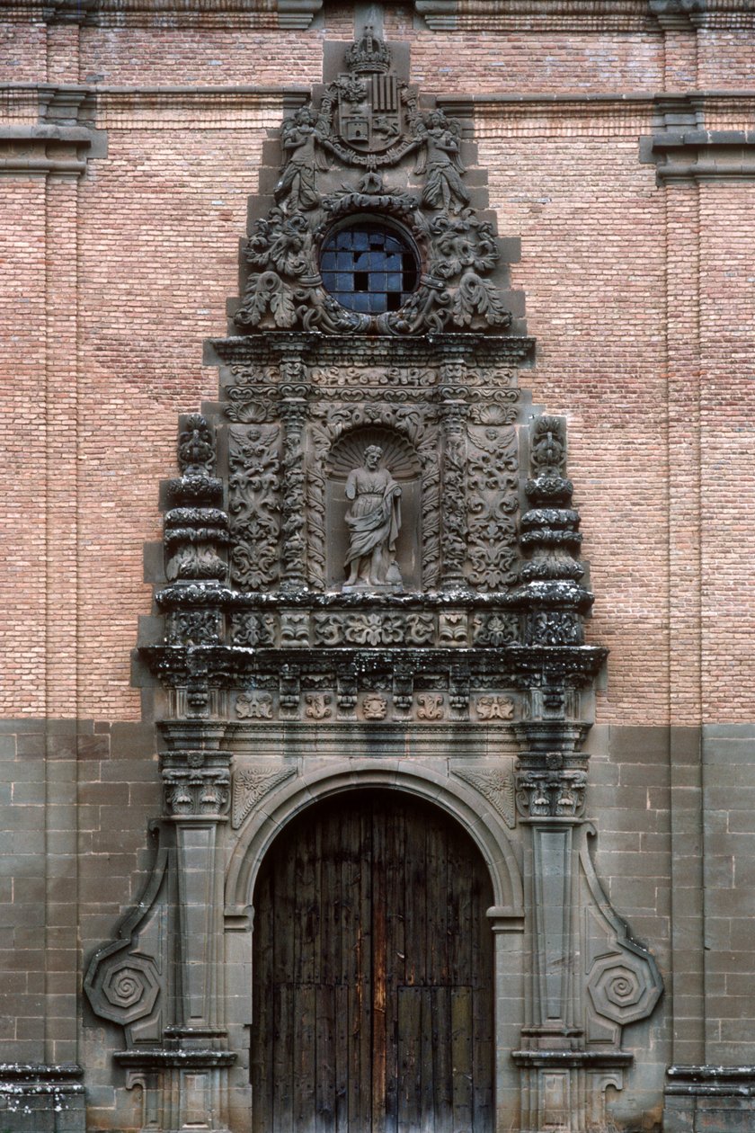 Ein barockes Portal von Spanish School