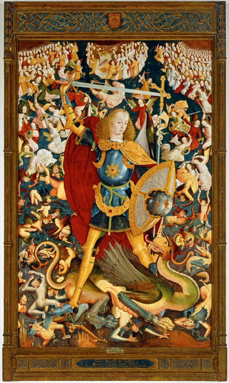 Erzengel Sankt Michael von Spanish School