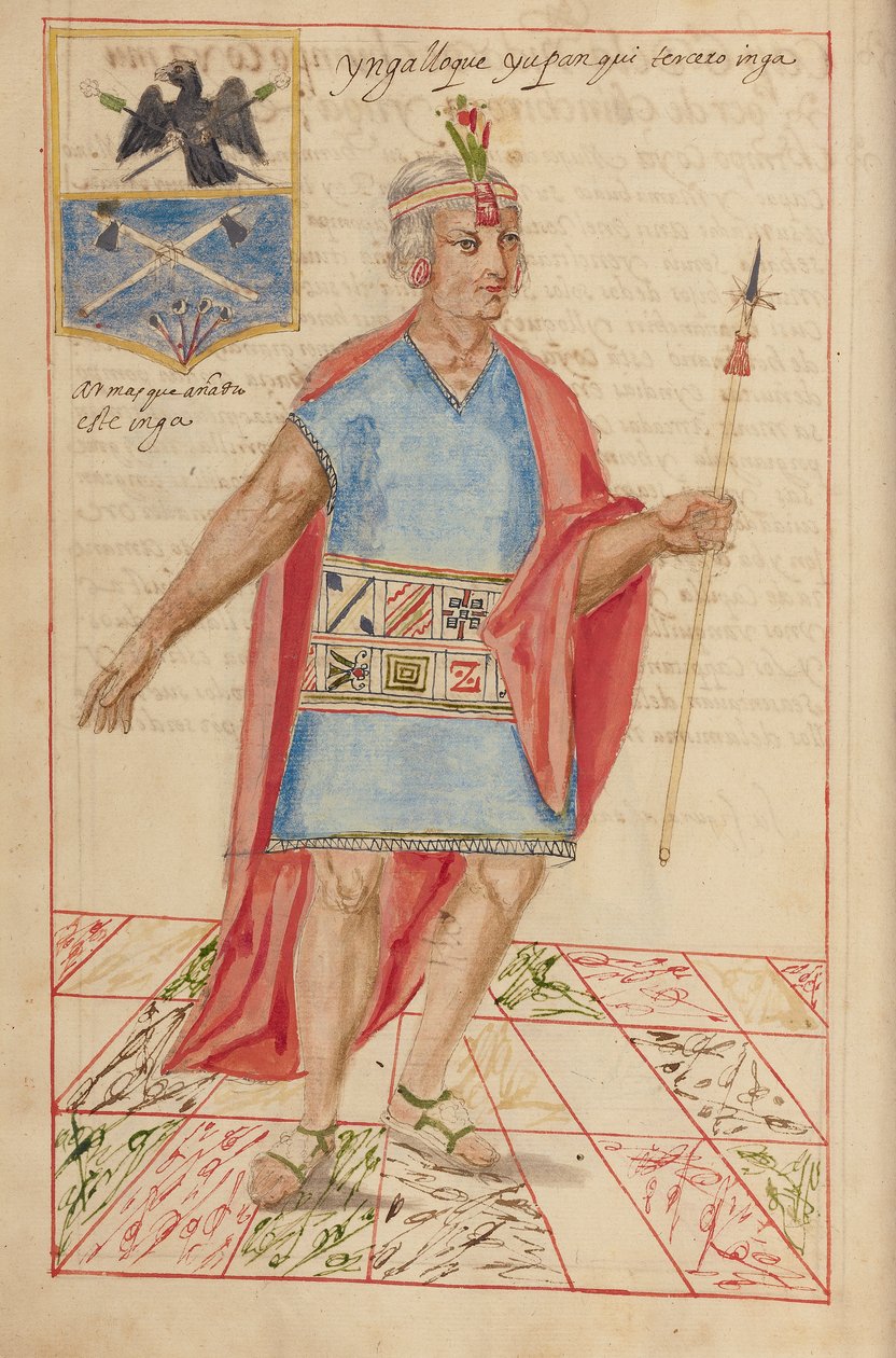 Lloque Yupanqui, 1616 (Manuskript) von Spanish School