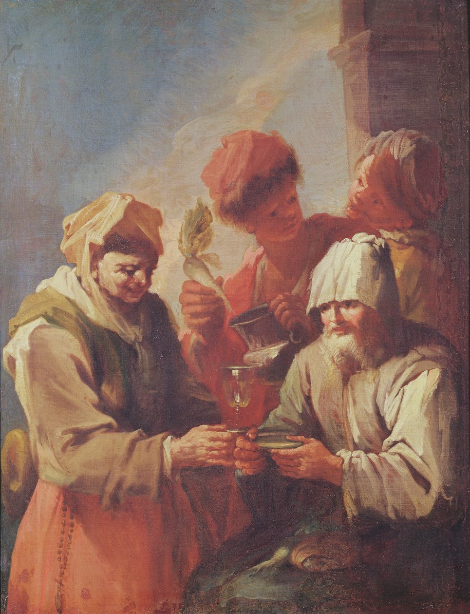 Spanische Bohemiens von Spanish School
