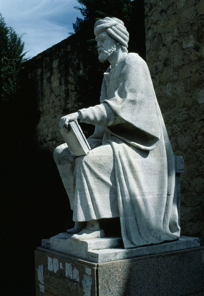 Statue von Averroes (Ibn Rushd) von Spanish School