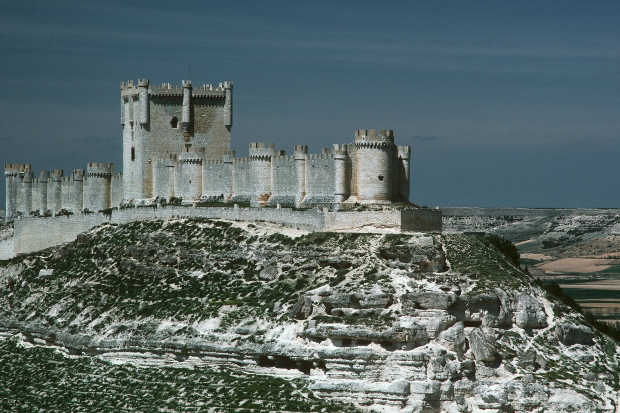 Ansicht der Burg von Spanish School