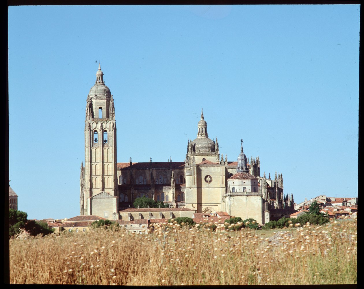 Ansicht der Kathedrale von Spanish School