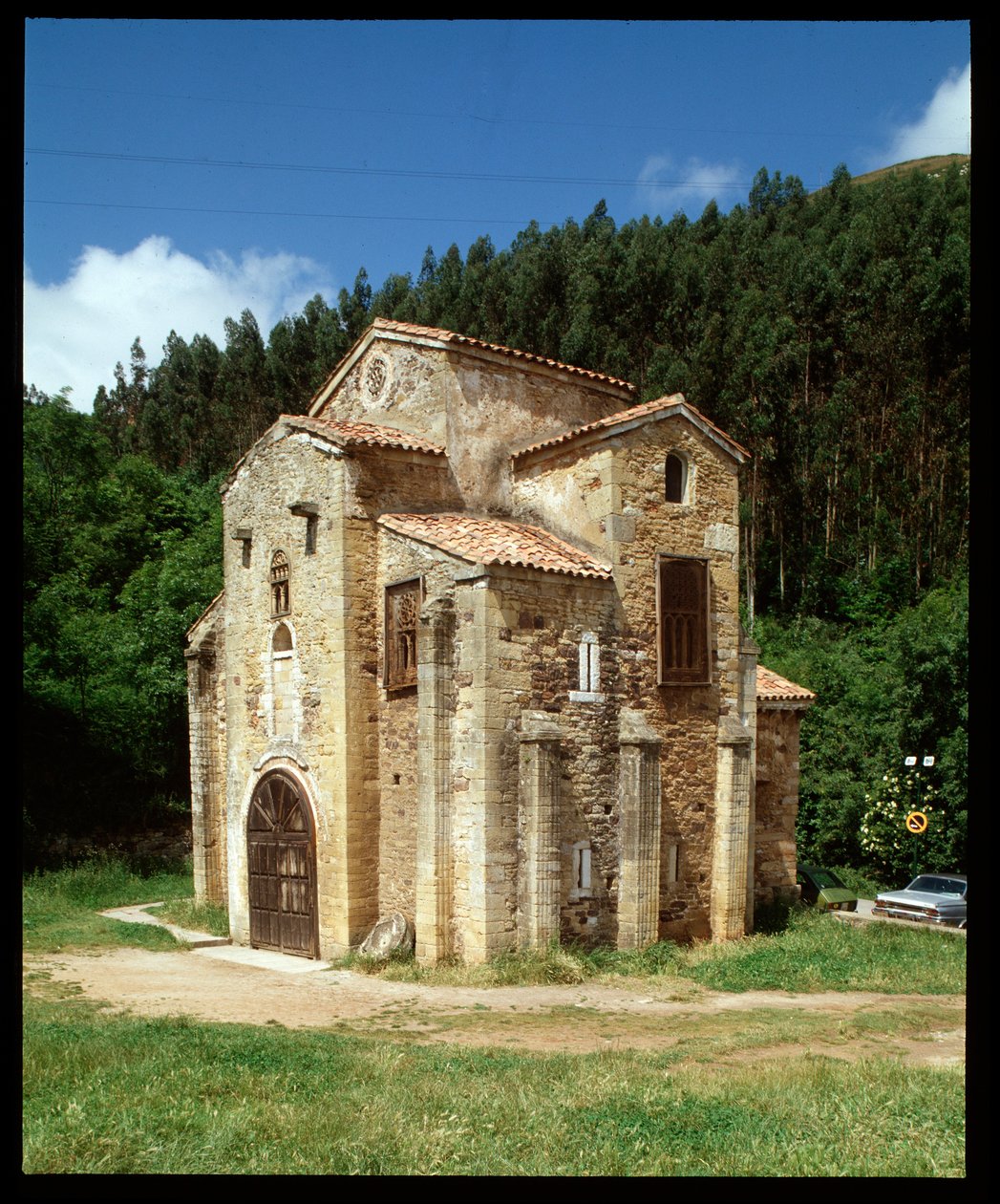 Ansicht der Kirche von Spanish School