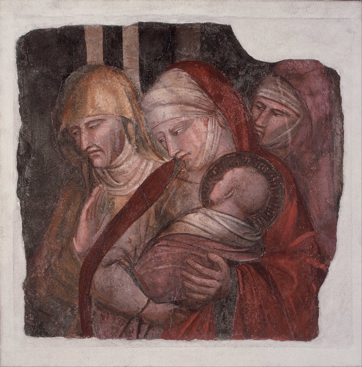 Der kleine Johannes der Täufer wird Zacharias vorgestellt von Aretino Luca Spinello or Spinelli