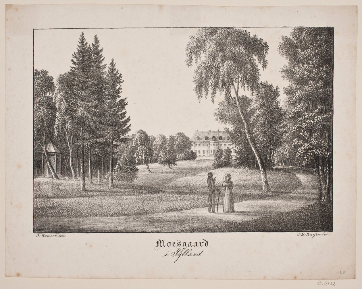 Moesgård in Jütland von Søren Henrik Petersen