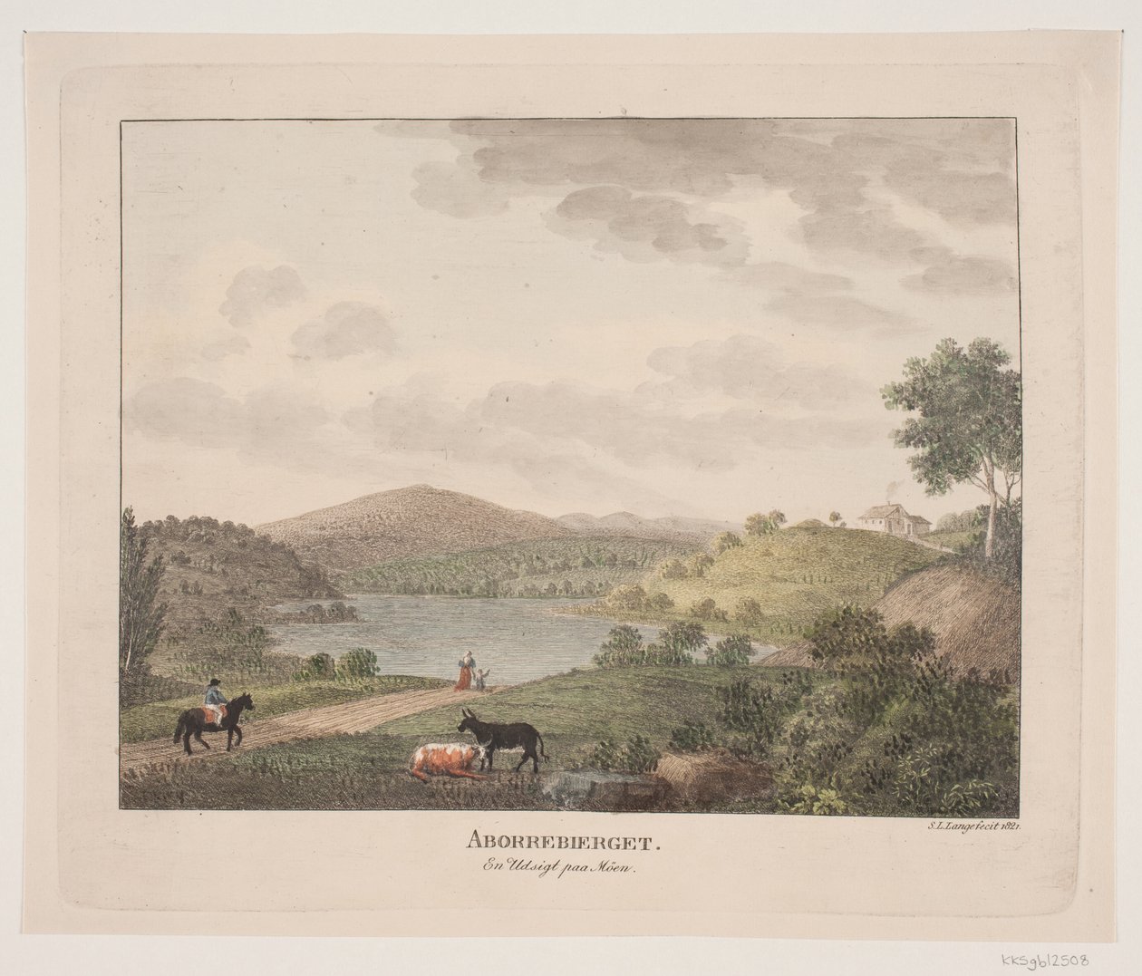 Aborrebjerget. Eine Aussicht auf Møn von Søren L. Lange
