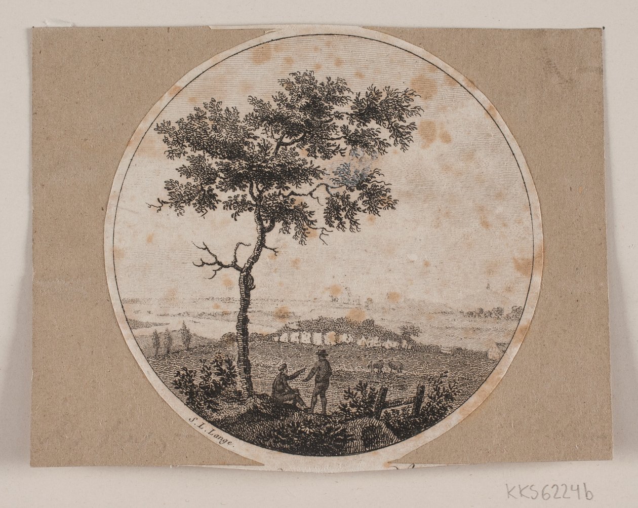 Eine Landschaft von Søren L. Lange