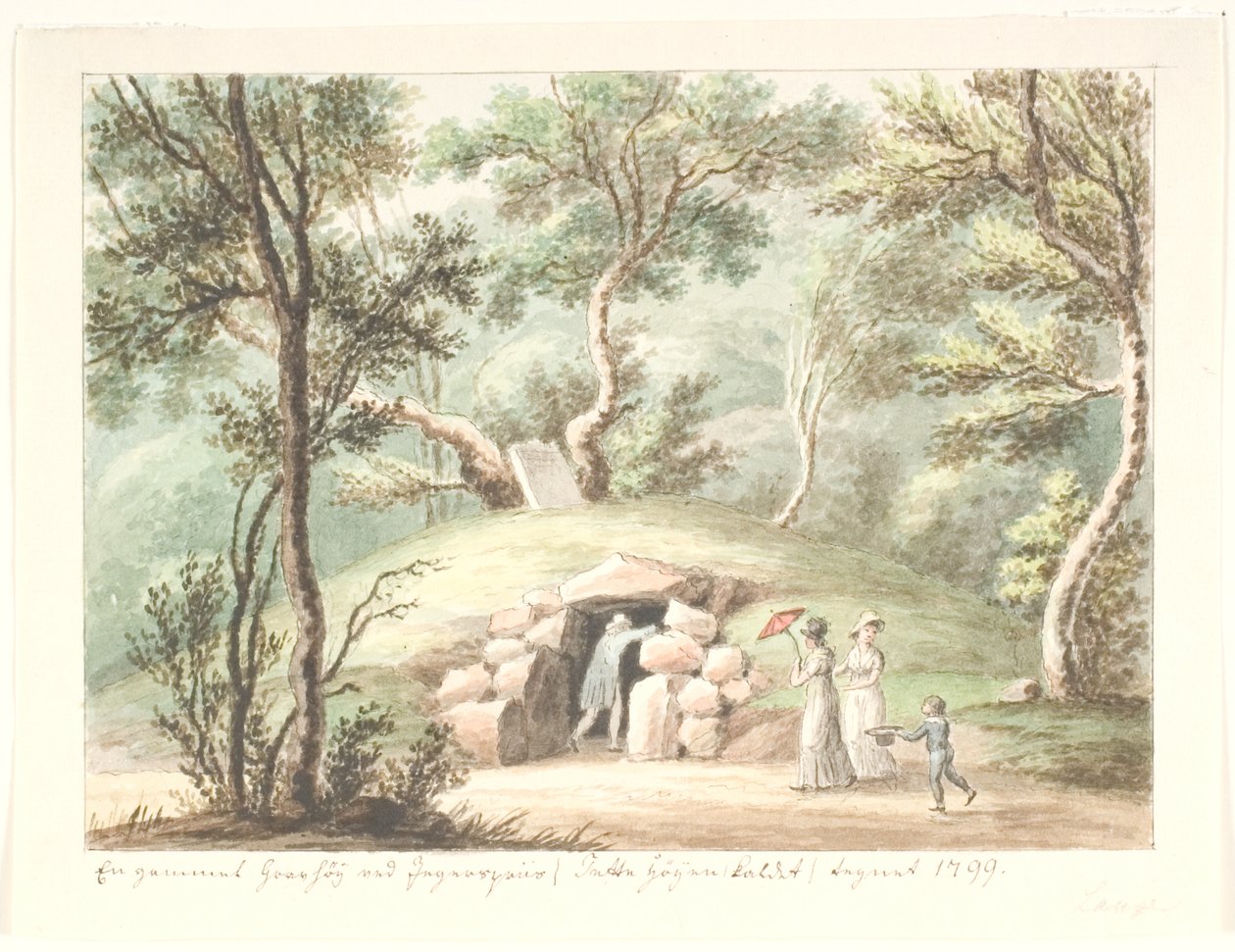 Grabhügel bei Jægerspris von Søren L. Lange