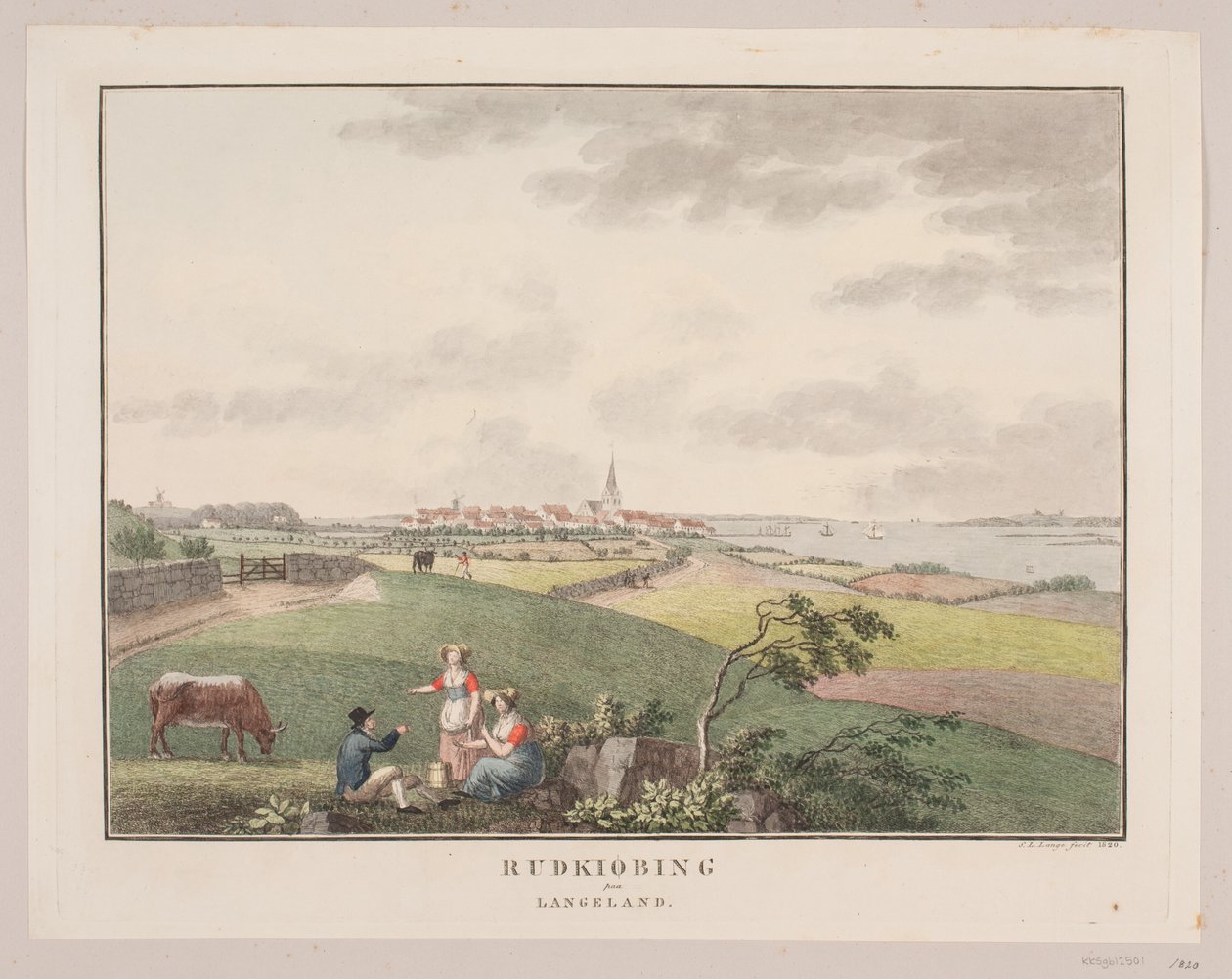 Rudkøbing auf Langeland von Søren L. Lange