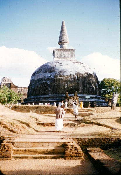 Ansicht einer Dagoba (Buddhistischer Dom) von Sri Lankan