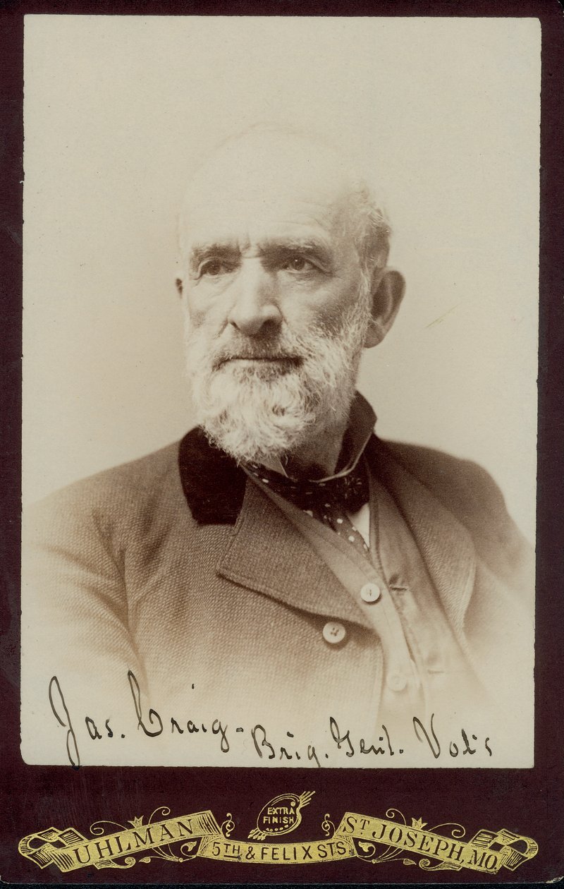 Büste von James Craig Brigadier von St. Joseph Uhlman