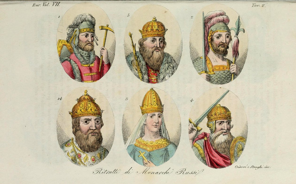 Porträts der russischen Monarchie von Stanghi Stanghi