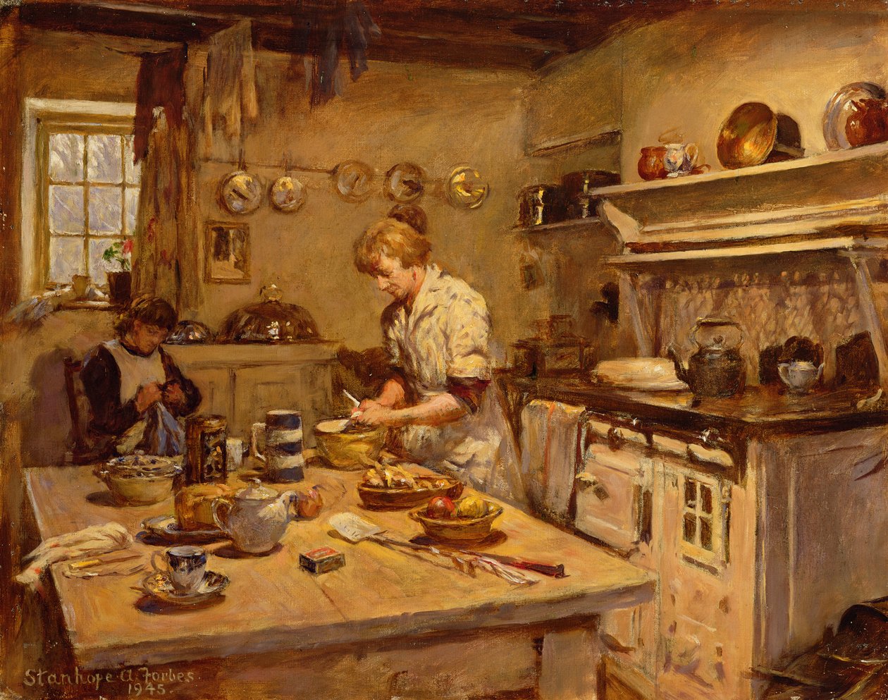 In der Küche von Stanhope Alexander Forbes