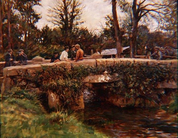 Relubbus-Brücke von Stanhope Alexander Forbes