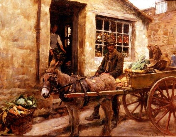 Der Gemüsekarren von Stanhope Alexander Forbes