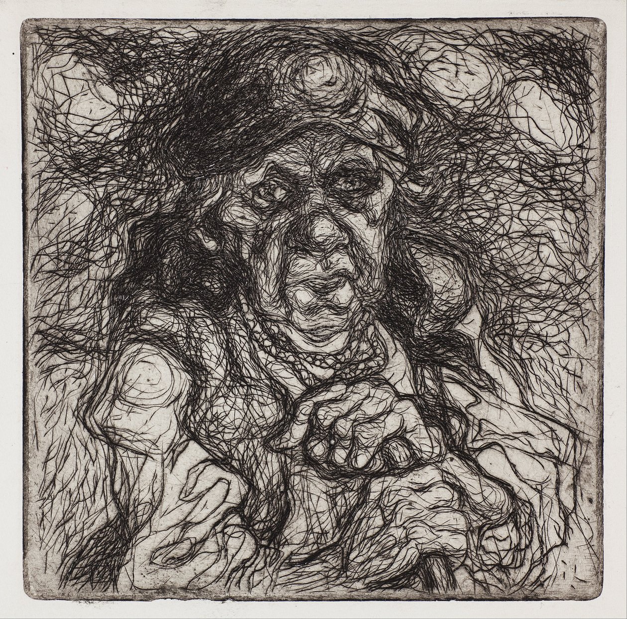 Alte Bäuerin von Stanisław Osostowicz