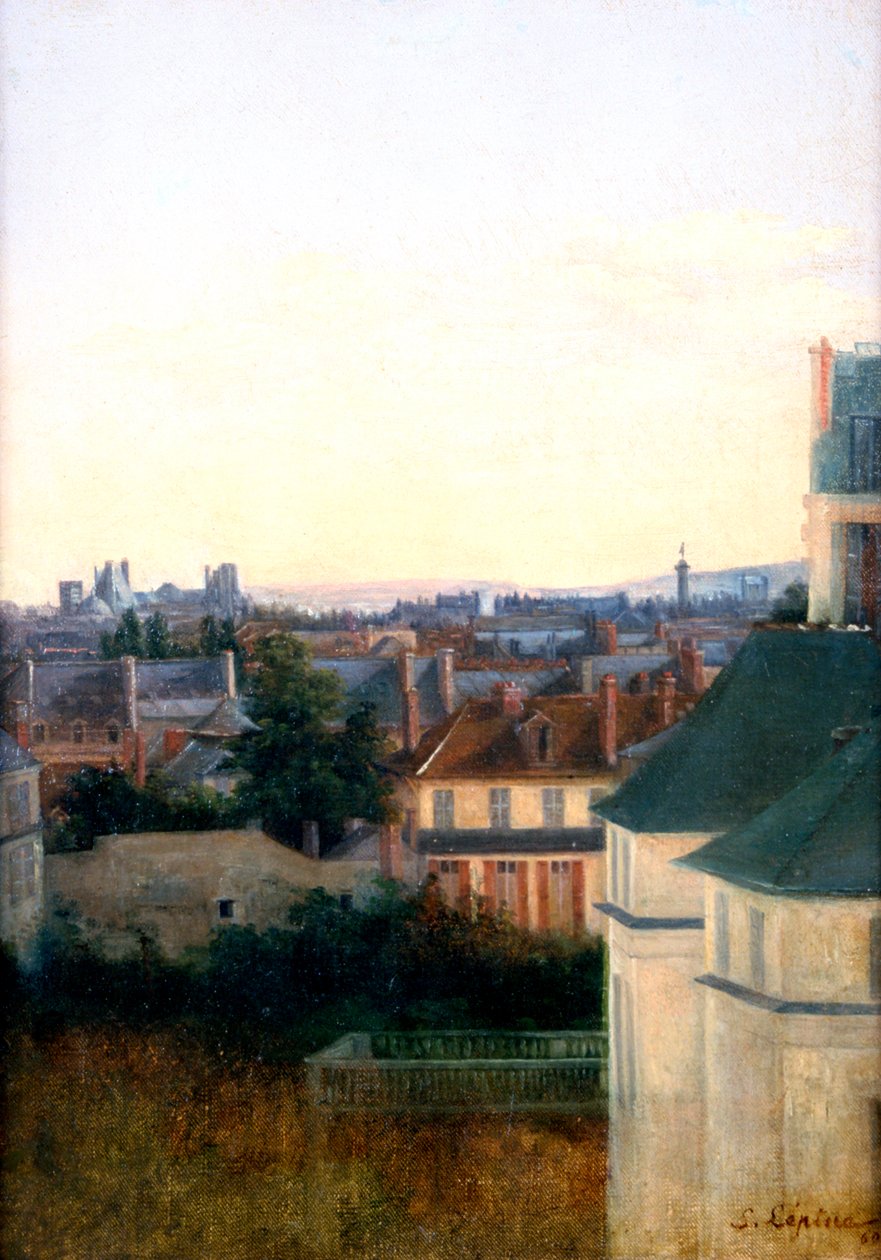 Landschaft mit einer Brücke, ca. 1870 von Stanislas Lepine