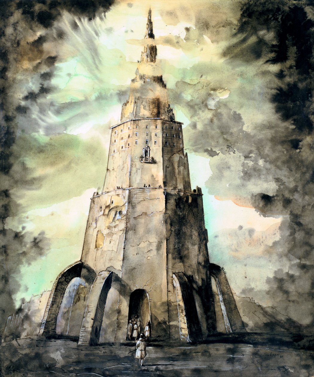 Der Turm, ca. 1850-1890 von Stanislas Lepine