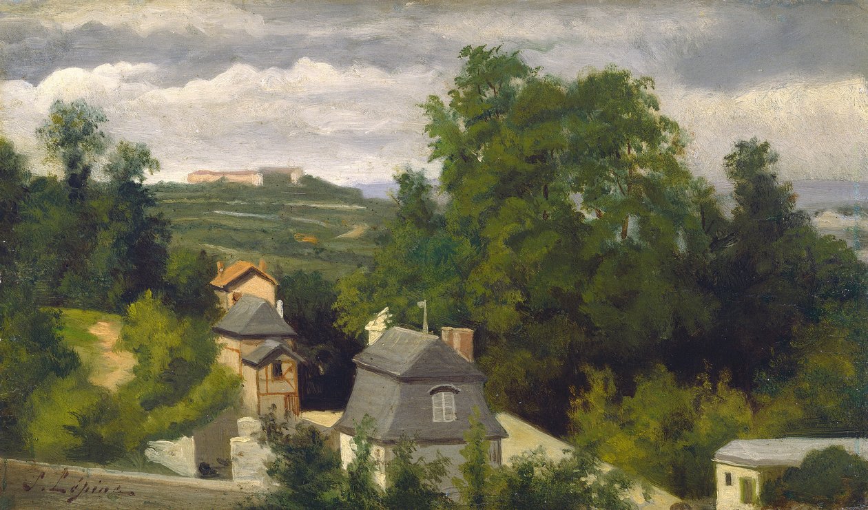 Ansicht am Stadtrand von Caen, 1872-1875 von Stanislas Lepine