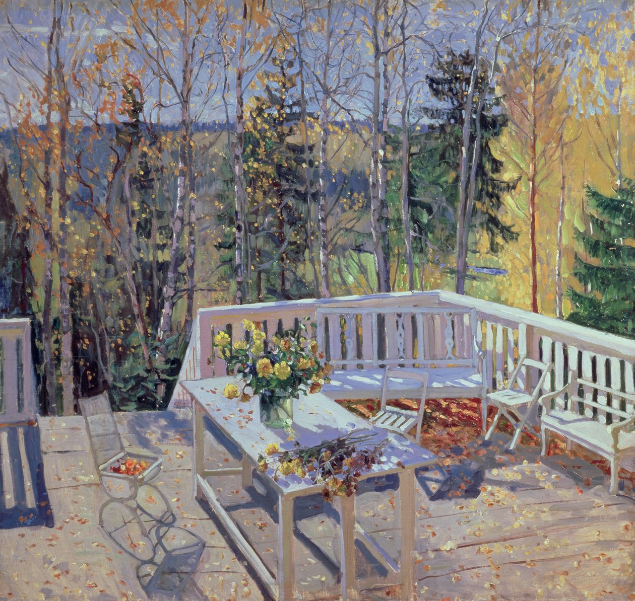 Verlassene Terrasse, 1911 von Stanislav Schukovsky