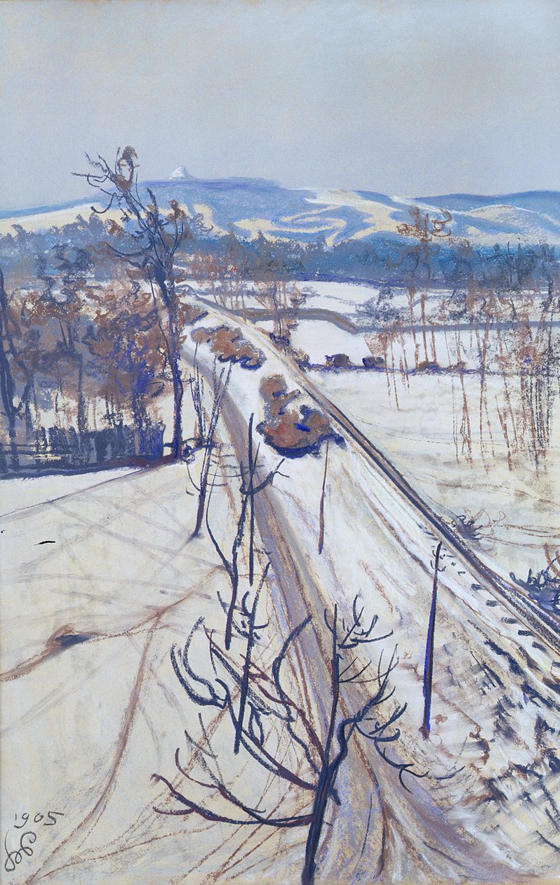 Winterlandschaft, 1905 von Stanislaw Wyspianski