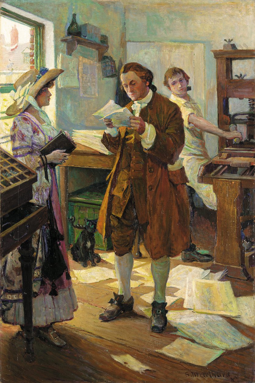 Franklin der Drucker von Stanley Massey Arthurs
