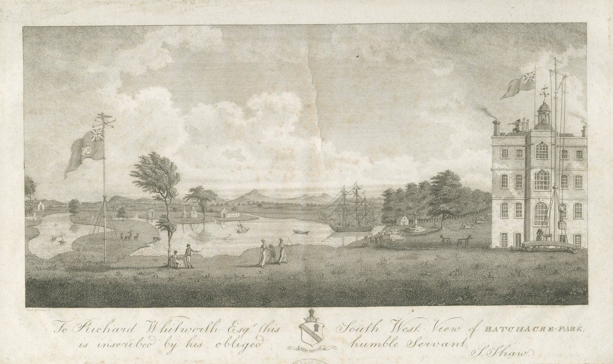 Batchacre Park Haus (Stich) von Stebbing Shaw