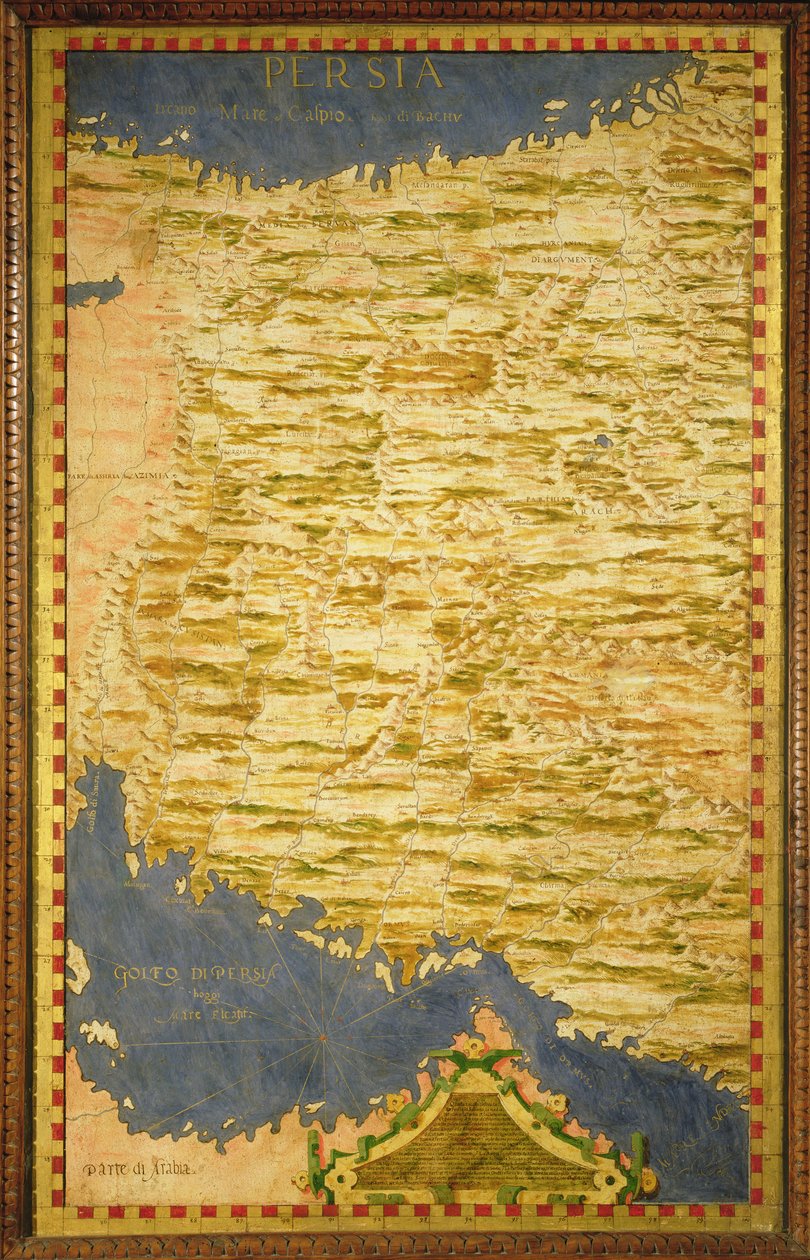 Karte von Persien von Stefano Bonsignori