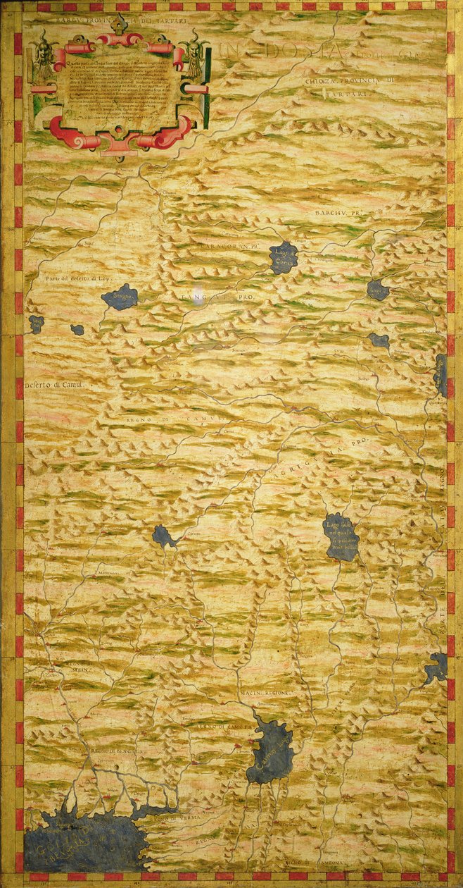 Karte von Tartary von Stefano Bonsignori