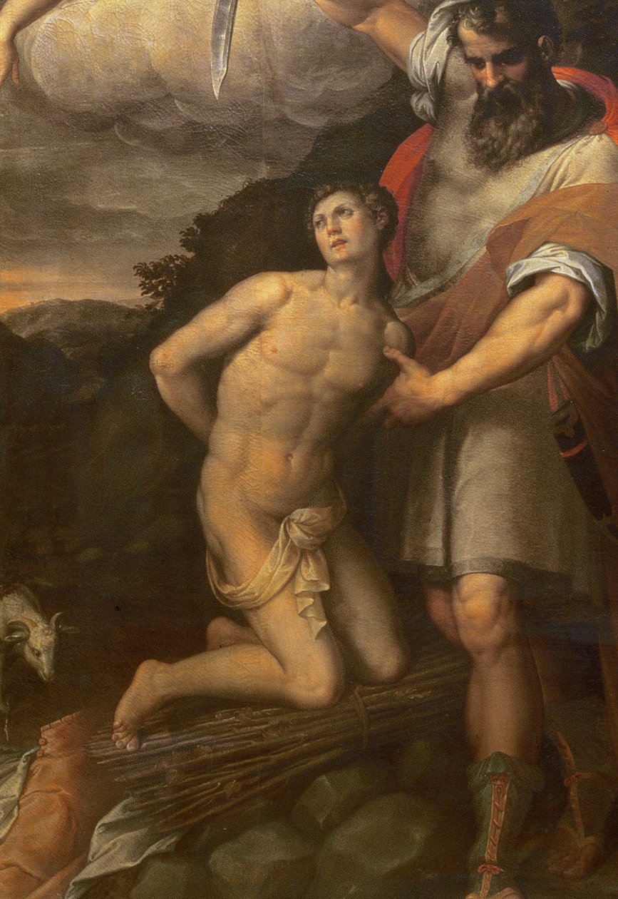 Das Opfer Isaaks (Detail) von Stefano Pieri