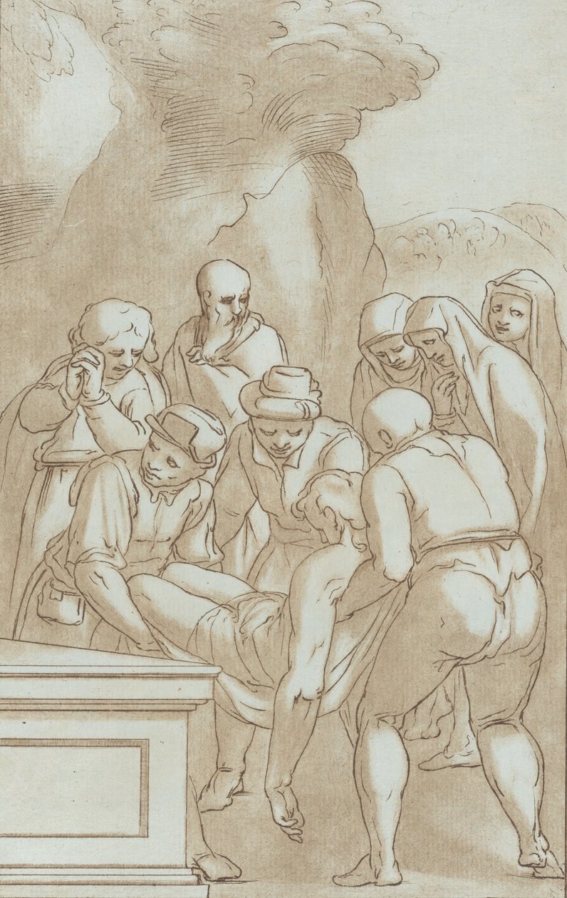 Die Grablegung, ca. 1780 von Stefano Mulinari