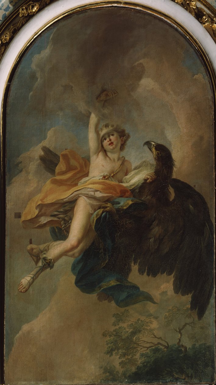 Der Raub des Ganymed, 1760er von Stefano Torelli