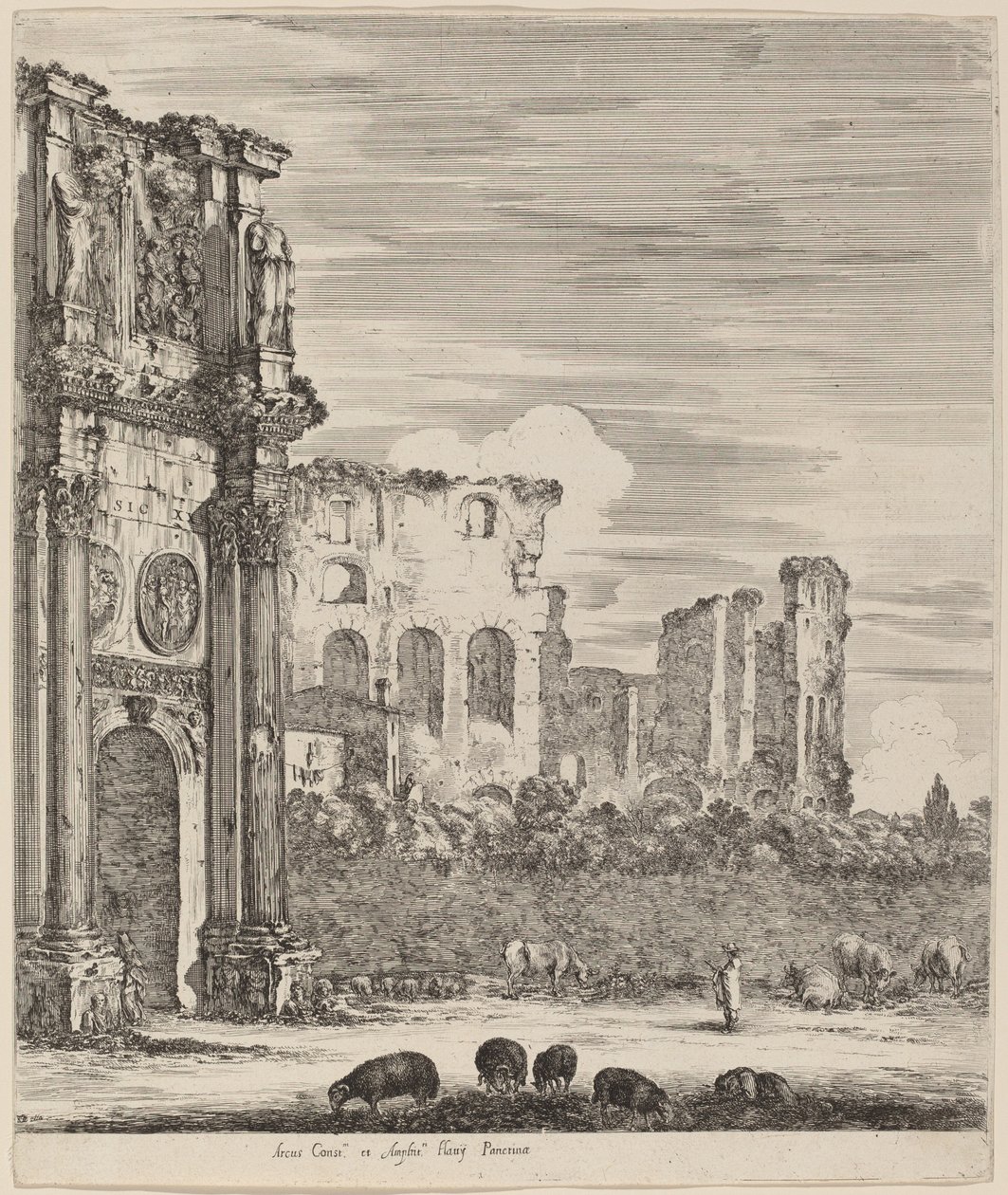 Konstantinsbogen von Stefano della Bella