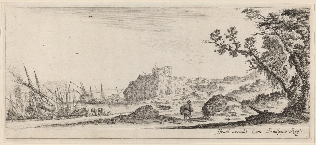 Boote am Strand von Stefano della Bella