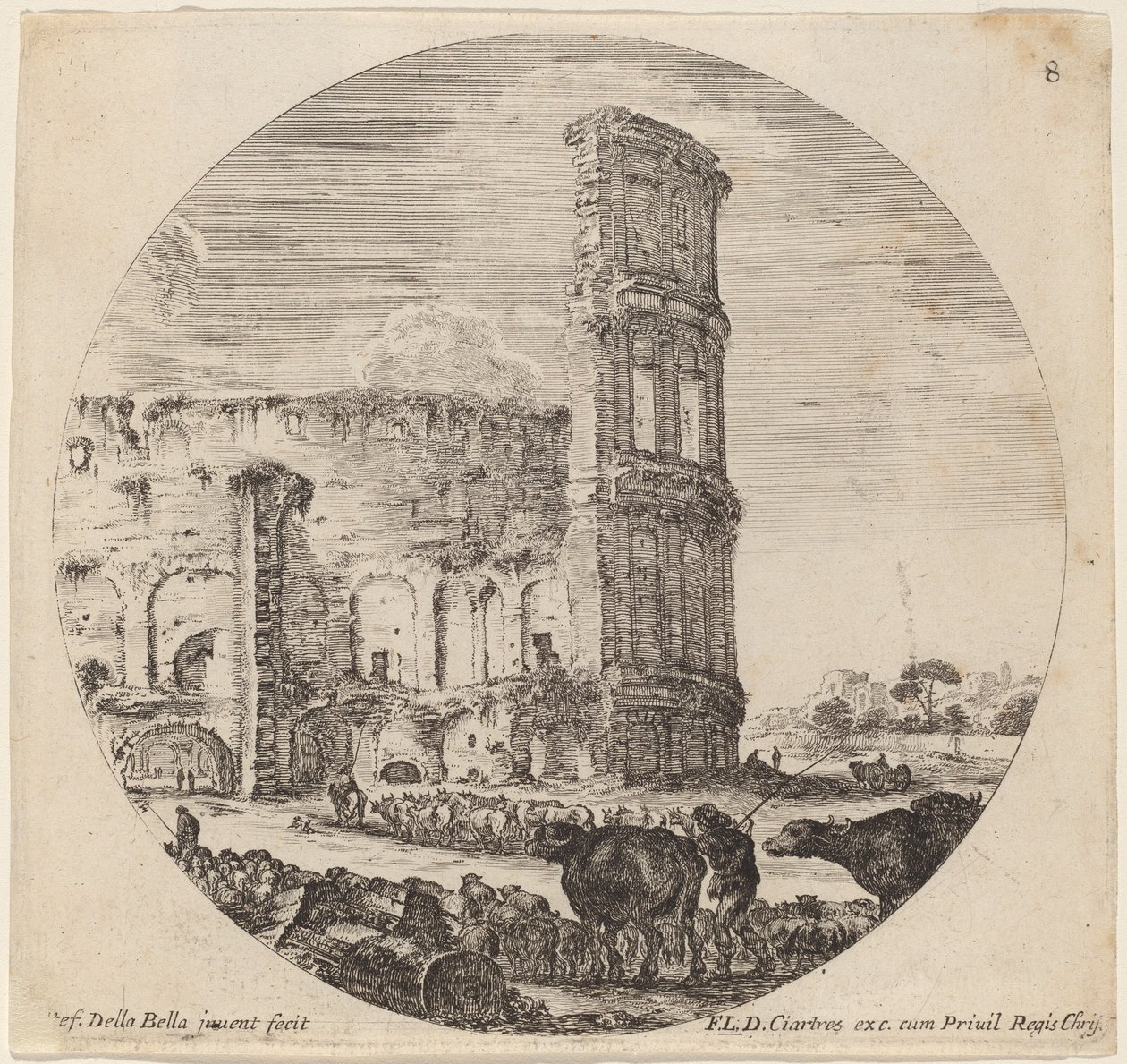 Kolosseum von Stefano della Bella