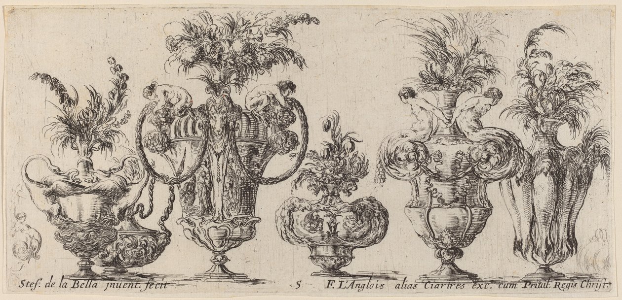 Fantastische Vasen von Stefano della Bella