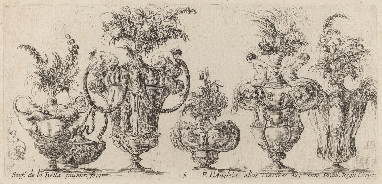 Fantastische Vasen von Stefano della Bella