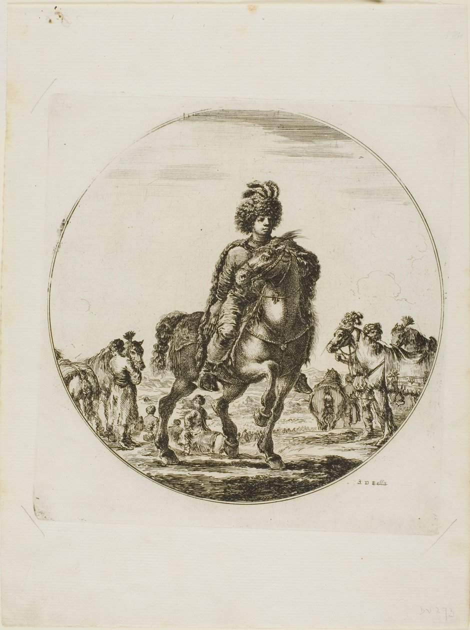 Ungarischer Reiter von Stefano della Bella