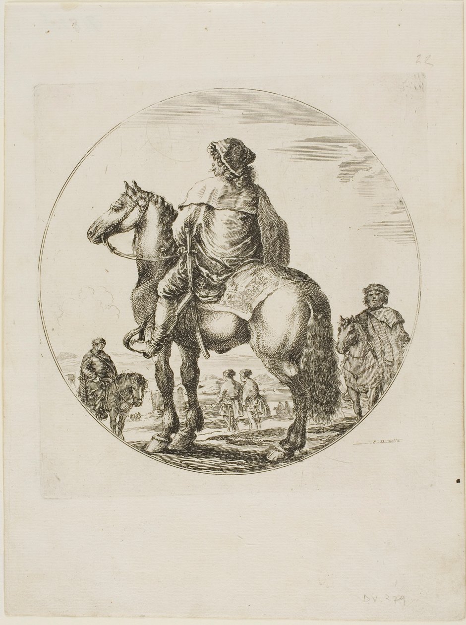 Ungarischer Reiter von Stefano della Bella