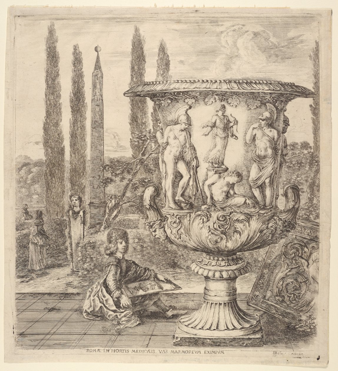 Le vase de Medicis von Stefano della Bella