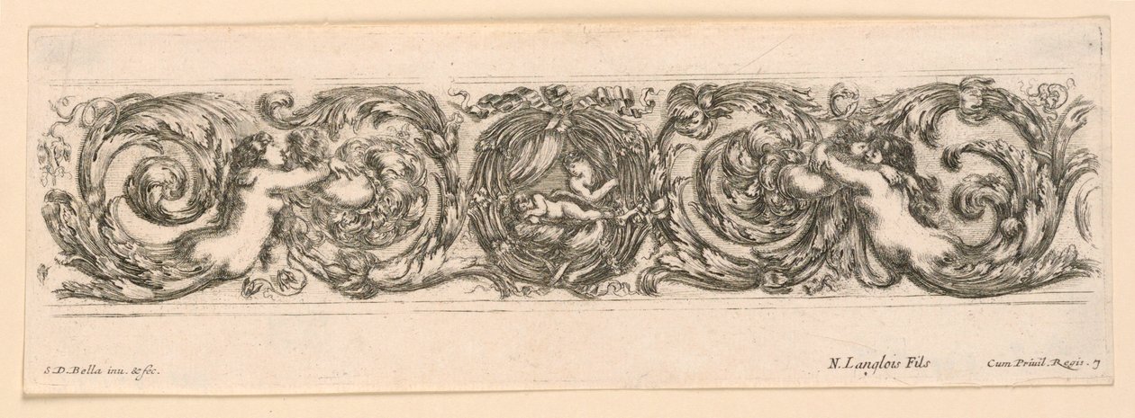 Ornamenti di fregi e fogliami von Stefano della Bella