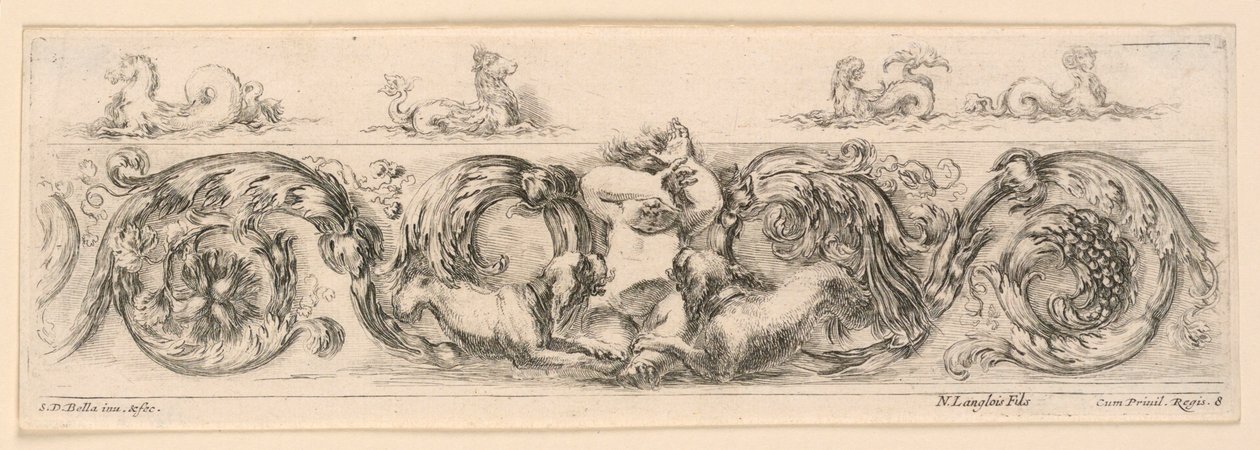 Ornamenti di fregi e fogliami von Stefano della Bella