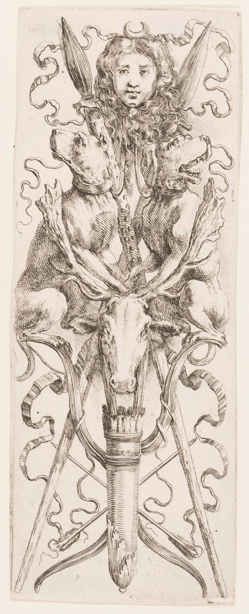 Ornamenti o Grottesche (Groteskes Ornament) von Stefano della Bella