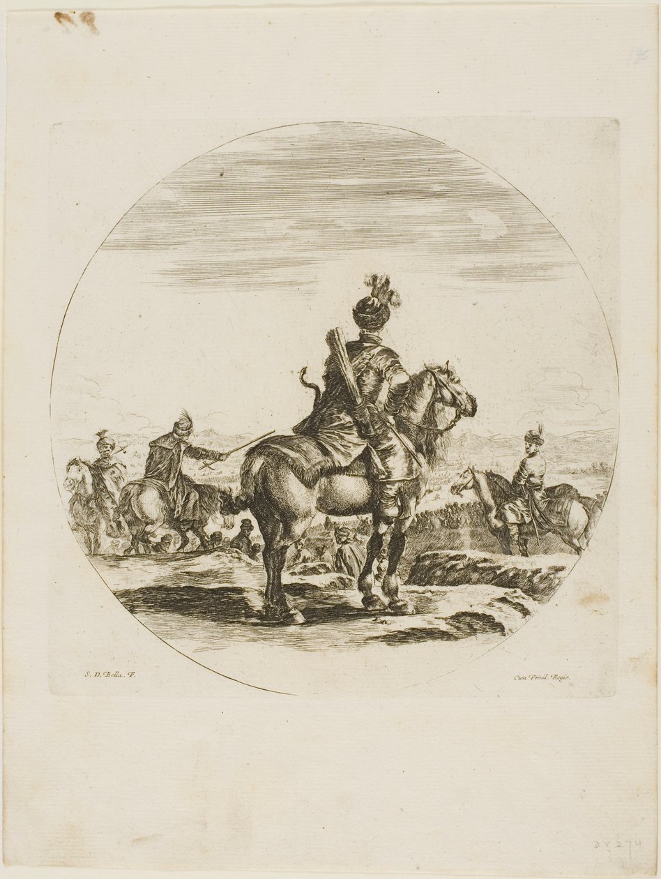 Polnischer Reiter von Stefano della Bella