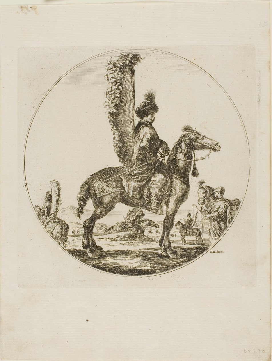 Polnischer Reiter von Stefano della Bella