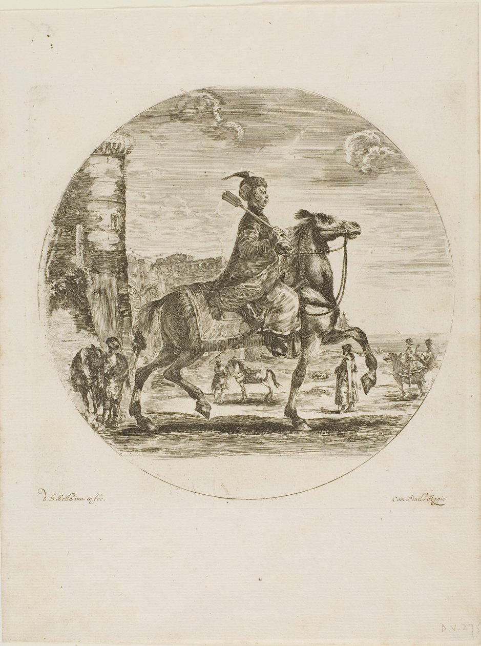 Polnischer Reiter von Stefano della Bella