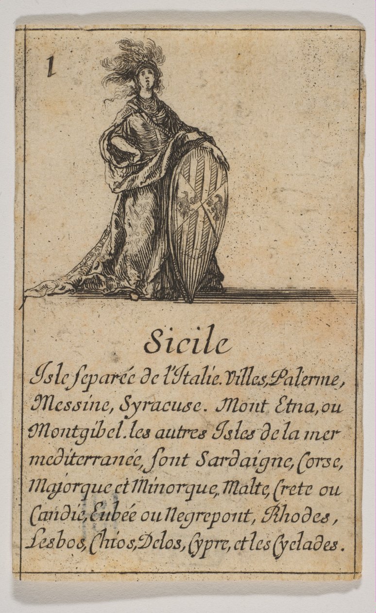 Sizilien, 1644 von Stefano della Bella